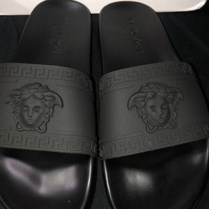 VERSACE MEDUSA SLIDES!!